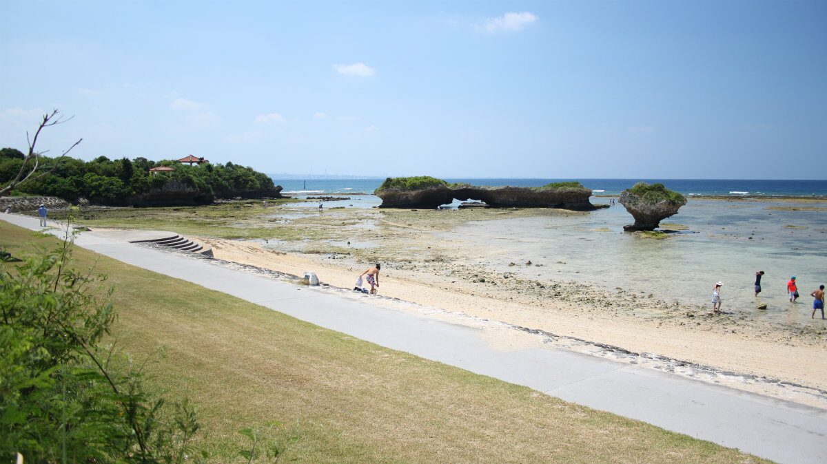 渡具知ビーチ 自由な遊泳区域